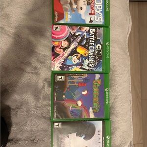 Xbox video games - Assorted Titles (Peanuts, Cartoon Network, Terraria, Halo)
